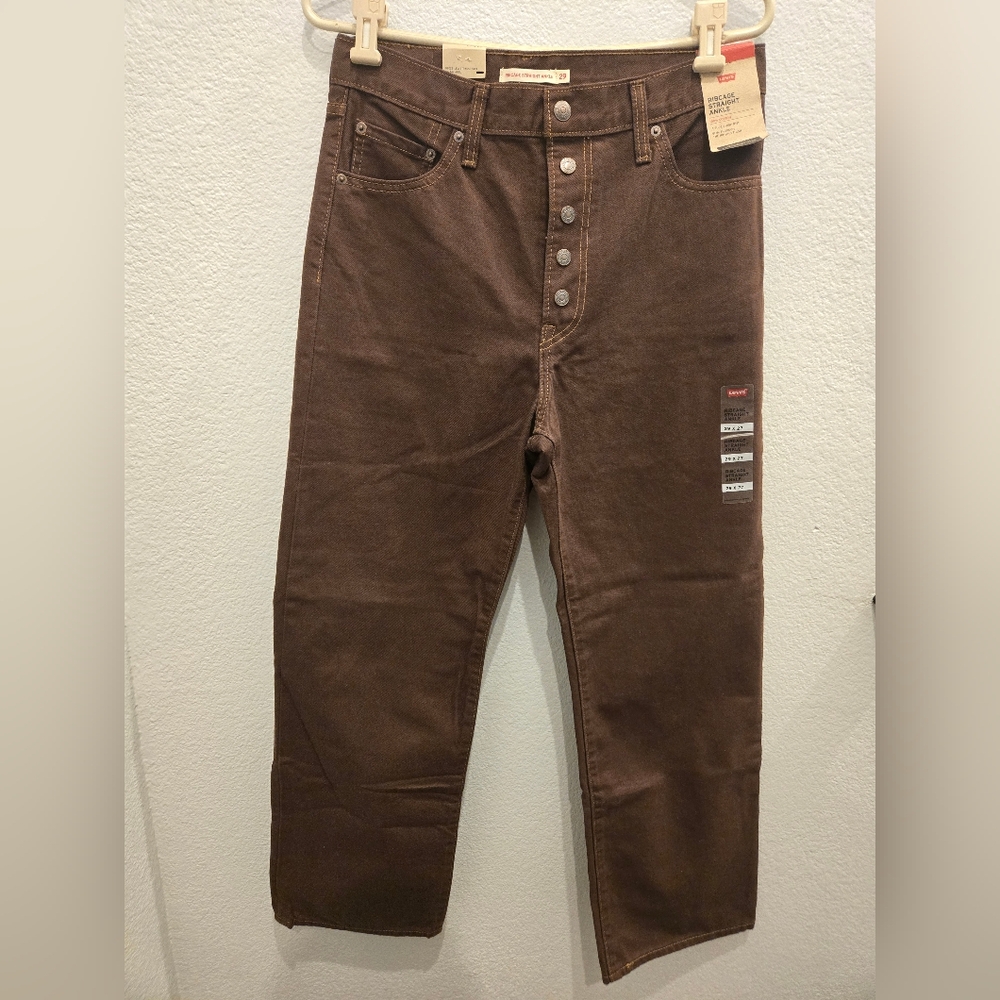 Levi's High Rise Jeans in Brown